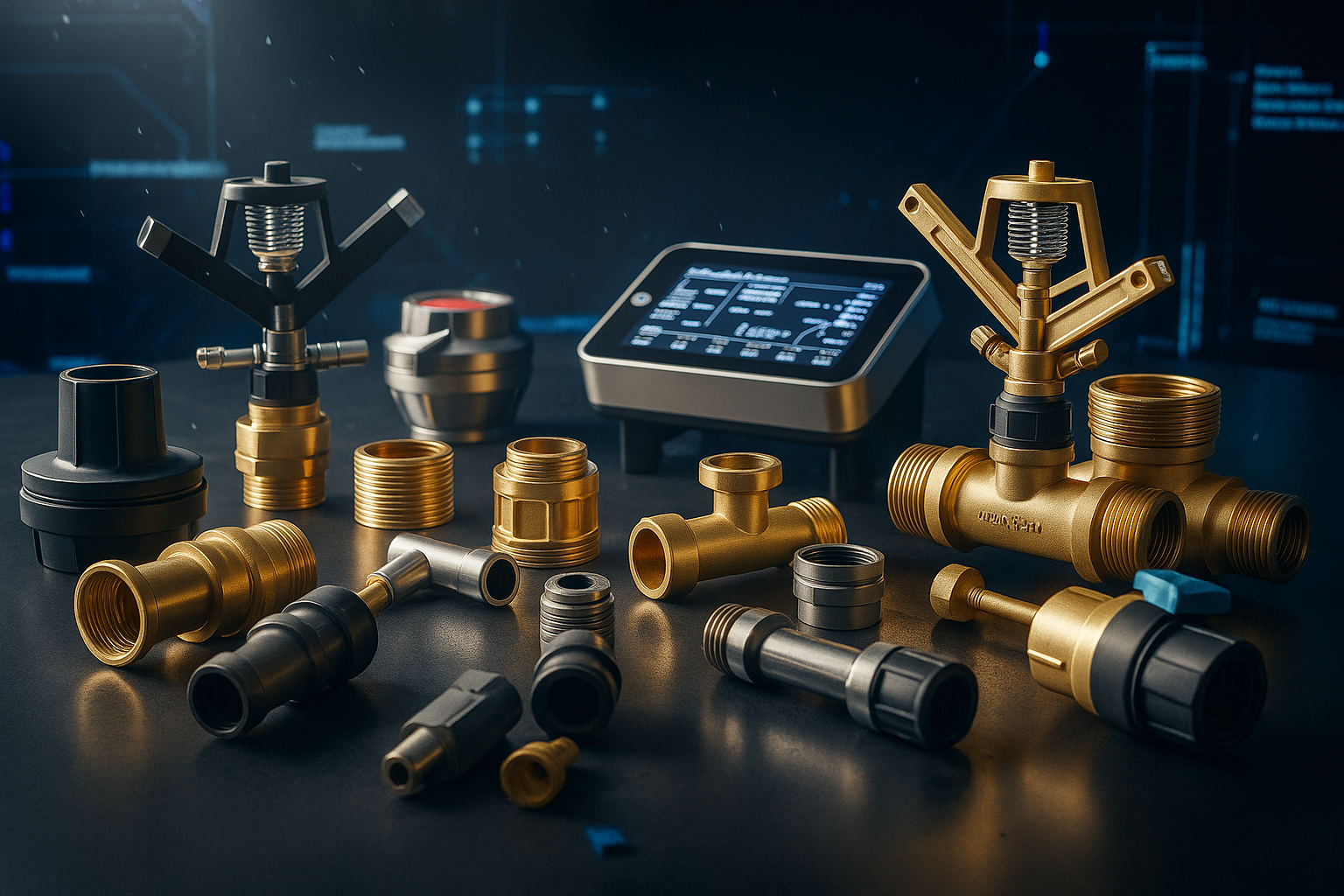 Vista Aérea de Campo con Pivote